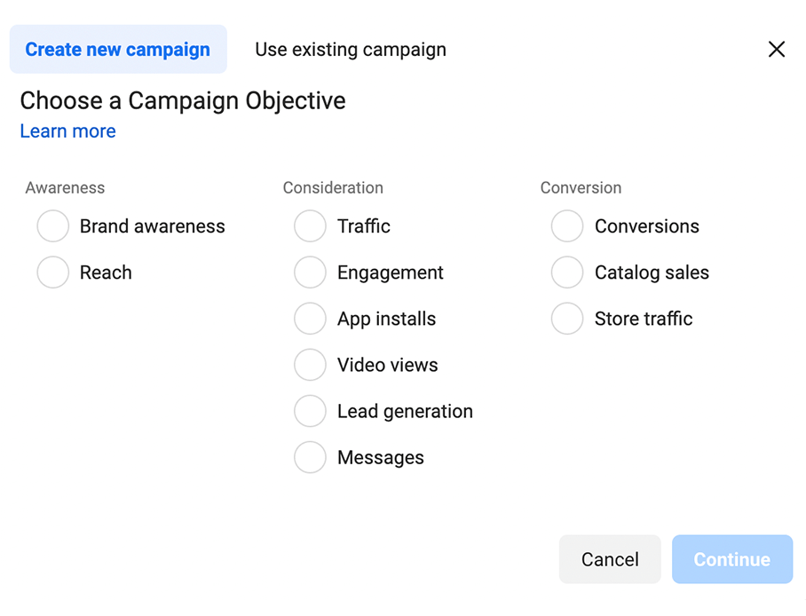 Objectives-meta-ads-campaign